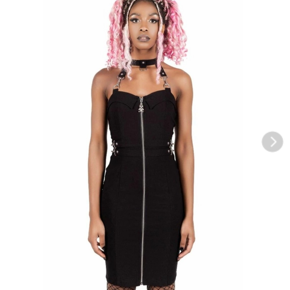 Killstar man eater midi dress